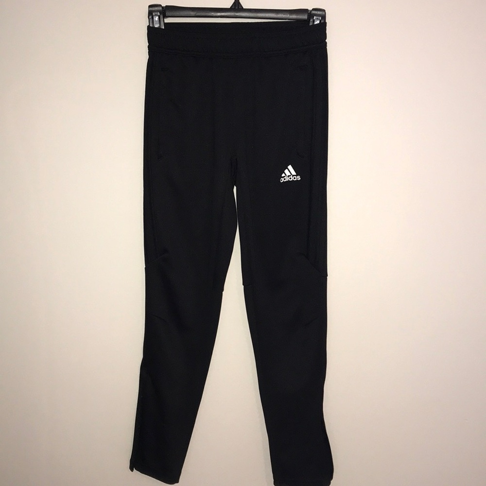 Adidas joggers. All black. Youth small